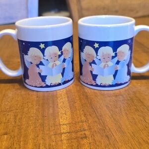 Charming Angel Choir Mug Set - Blue and White 2008